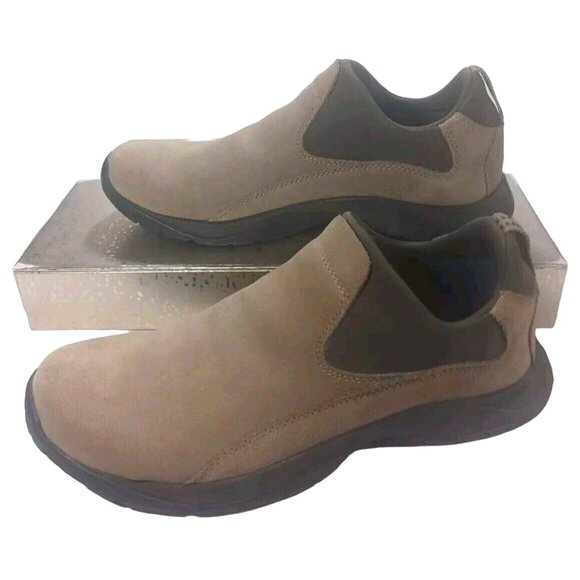 L.L. Bean Women’s Size 9.5 M Suede Nubuck Leather Moc Slip On Loafer Sho… - Picture 1 of 7